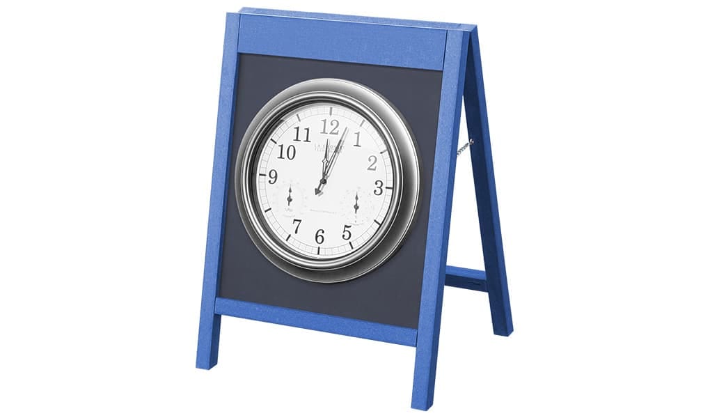 EasyCare Easel Sign Clock Board