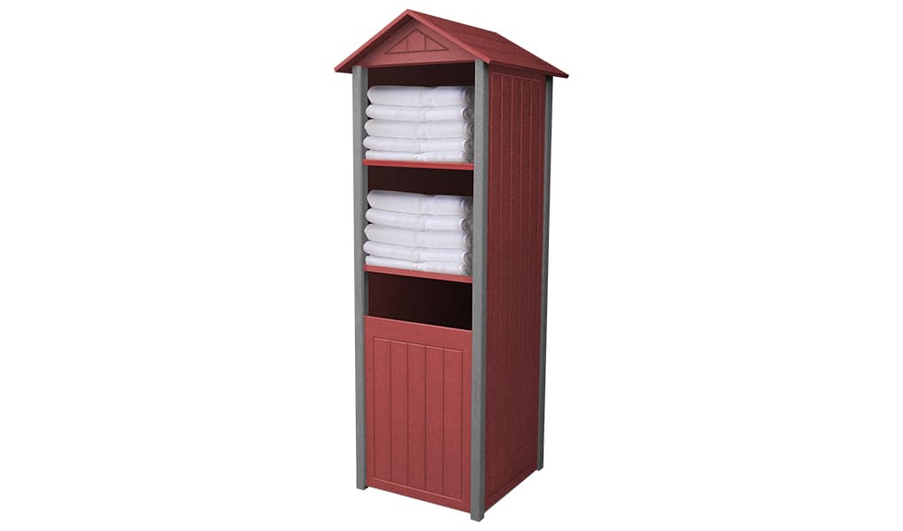 EasyCare Brunswick Towel Station with Roof