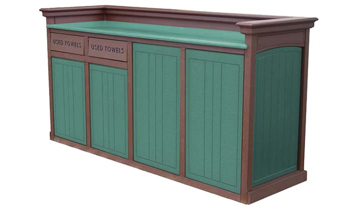 EasyCare Emerald Pedestal Top Service Cabinet