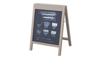 chalkboard easel sign