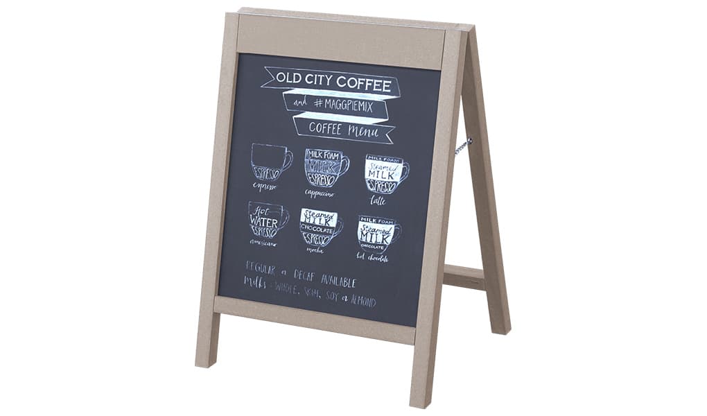 EasyCare Chalkboard Easel Sign