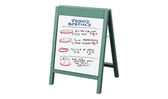 dry erase easel sign