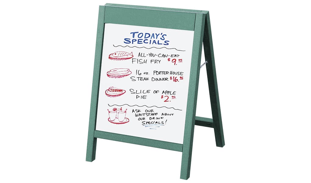 EasyCare Dry Erase Easel Sign