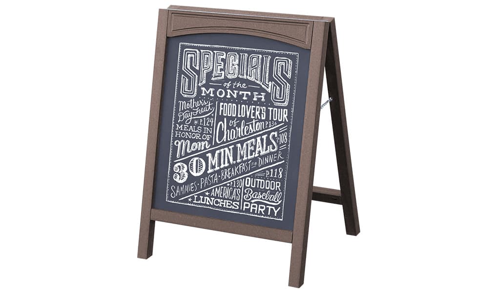 EasyCare Chalkboard Easel Sign