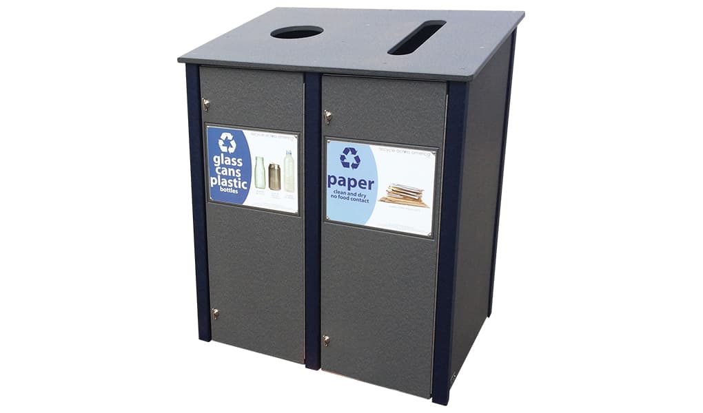 EasyCare Double 23 Gallon Recycling Bin