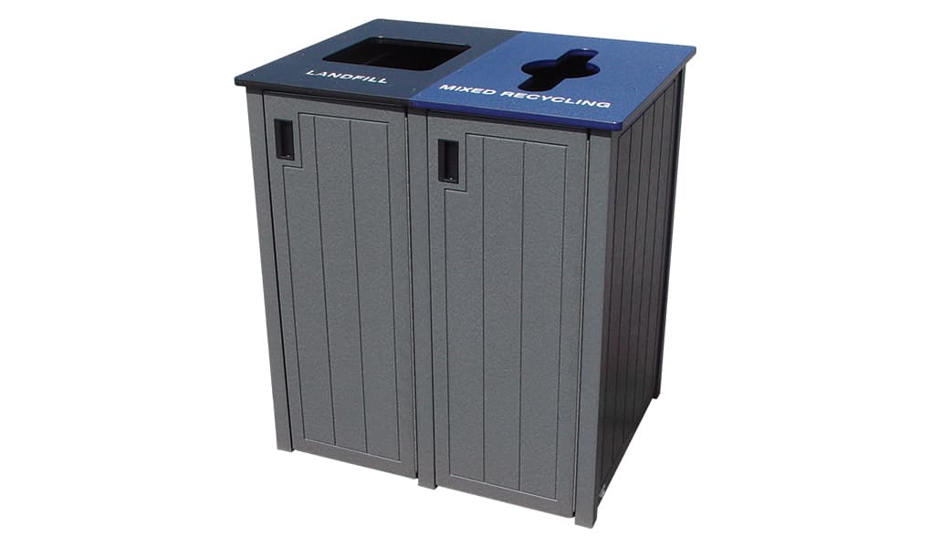 EasyCare Double 23 Gallon Recycling Bin