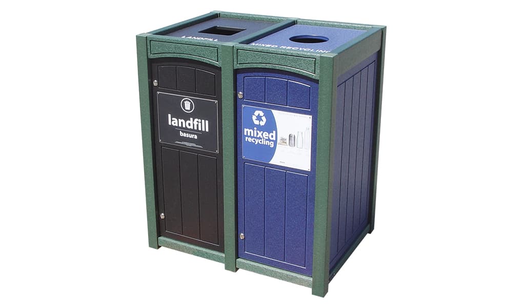 EasyCare Double 23 Gallon Recycling Bin