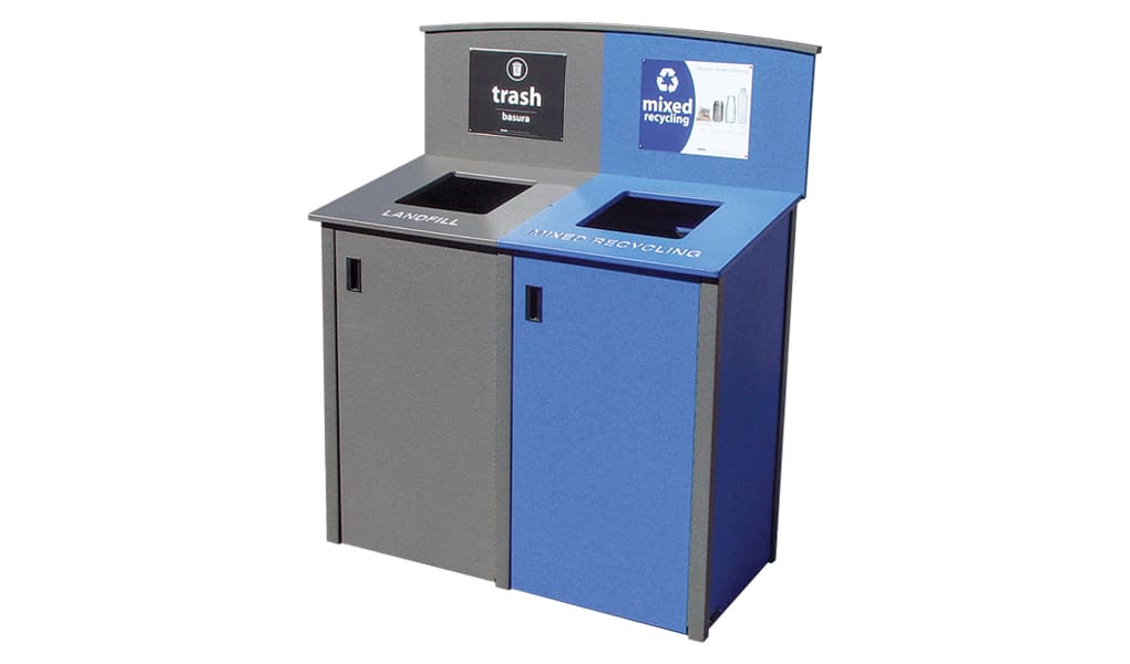 EasyCare Double 32 Gallon Recycling Bin