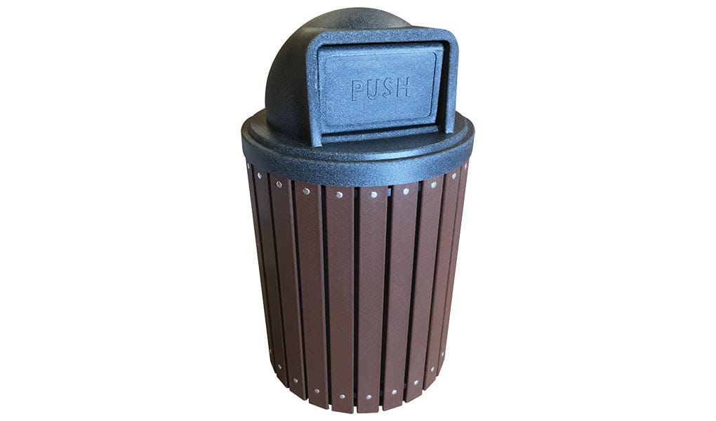 EasyCare 32 Gallon Round Recycling Bin