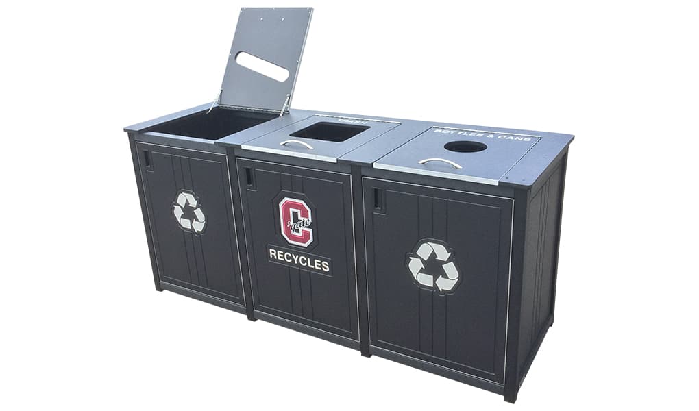 EasyCare Triple 40 Gallon Recycling Bin