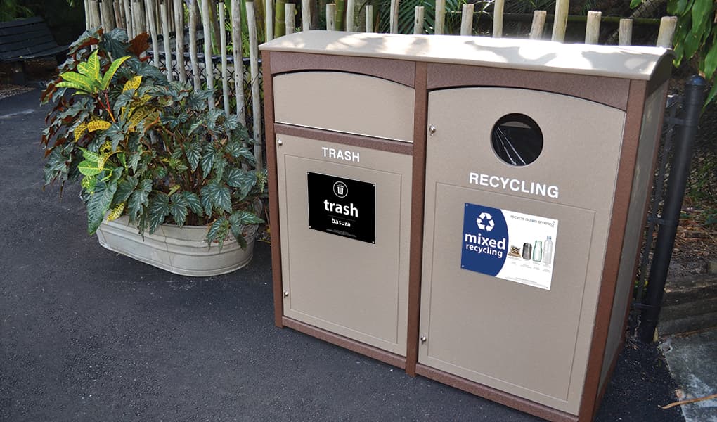 EasyCare Double Recycling Bin