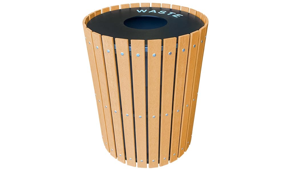 EasyCare 55 Gallon Round Recycling Bin