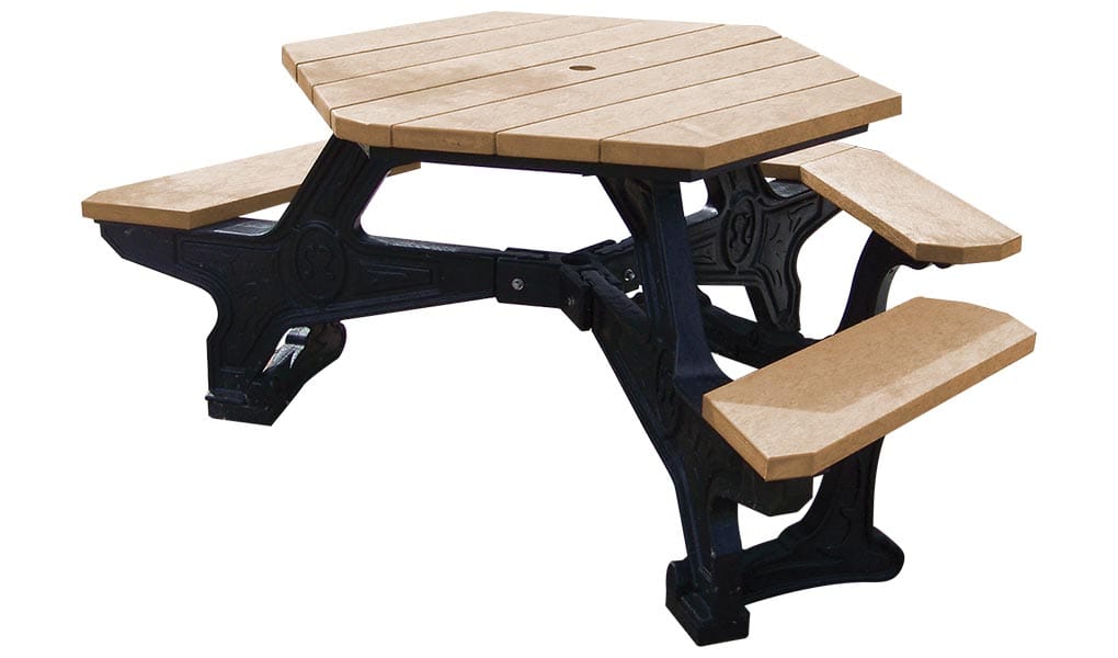 Plaza Hexagon ADA Picnic Table