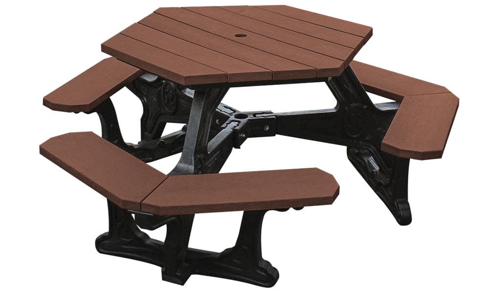 Plaza Hexagon Picnic Table